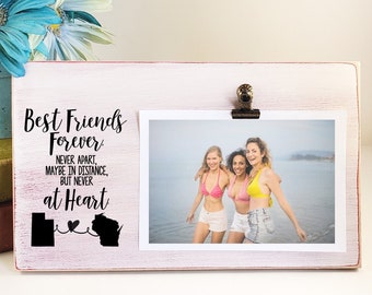 Best Friends Forever Never Apart Personalized Picture Frame, Go