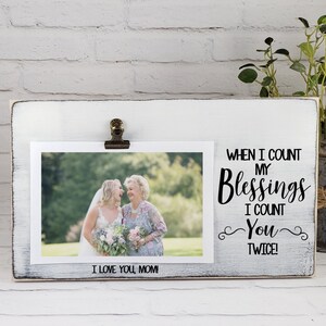 Ich zähle meinen Segen Personalisierter Rahmen der besten Freunde, Mitarbeiter Geschenk, Lustiges Geschenk vom Chef, Lehrer Ende des Jahres