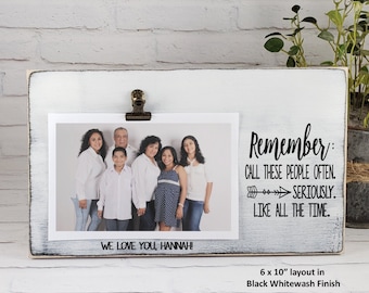 Personalized Going Away Picture Frame: New Job or Moving Out Gift