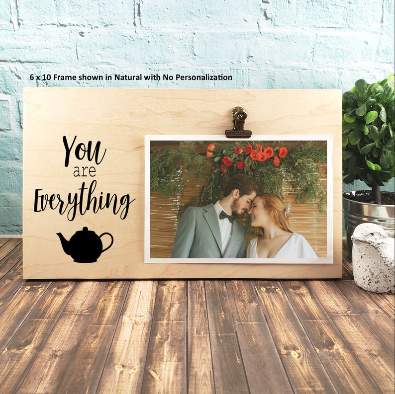 You Are Everything Picture Frame, Jim Halpert Pam Beesly, The Office Quote, Anniversary Gift for Wife, Girlfriend I Love You Valentines Day image 4