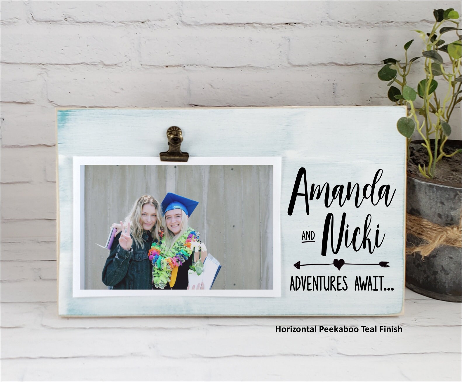 Personalized Best Friends Picture Frame College Besties or Etsy