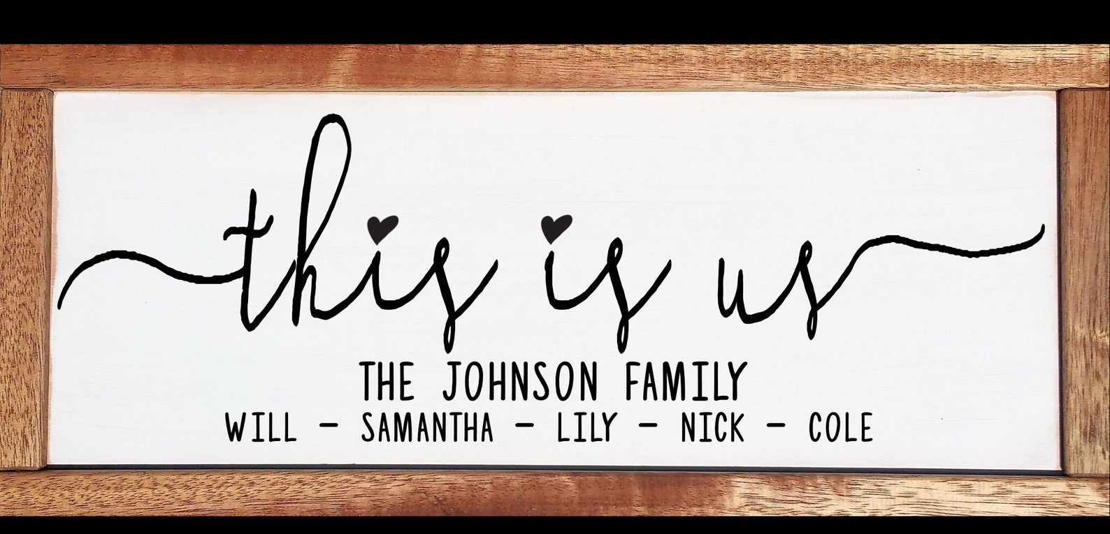 Personalized This is Us Wooden Farmhouse Sign, Housewarming Gift ...