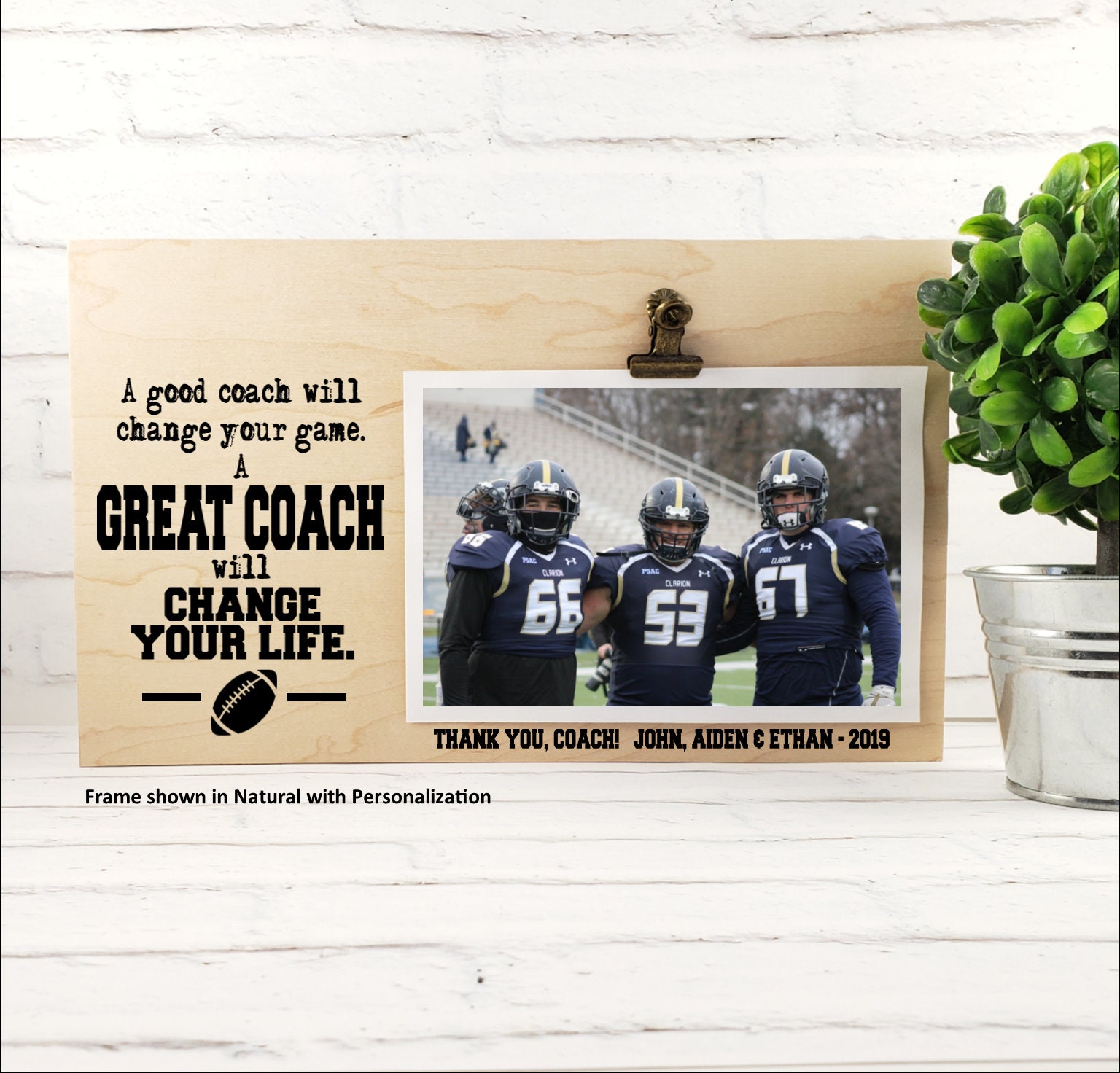 Personalized Gift for Coach A Great Coach Will Change Your Etsy