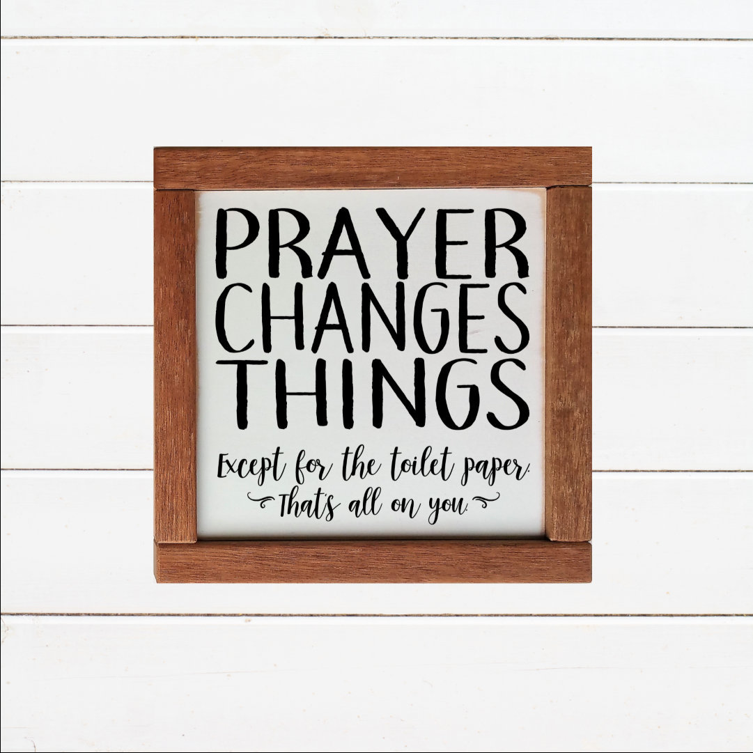 Change the Toilet Paper Funny Bathroom Sign Prayer Changes - Etsy Change the Toilet Paper Funny Bathroom Sign Prayer Changes - Etsy
