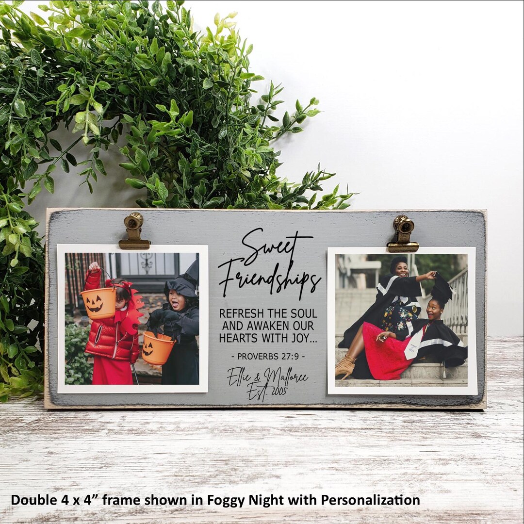 Proverb Frame Christian Wood Picture Frame: Sweet Friendships Bible Verse, Proverbs ...