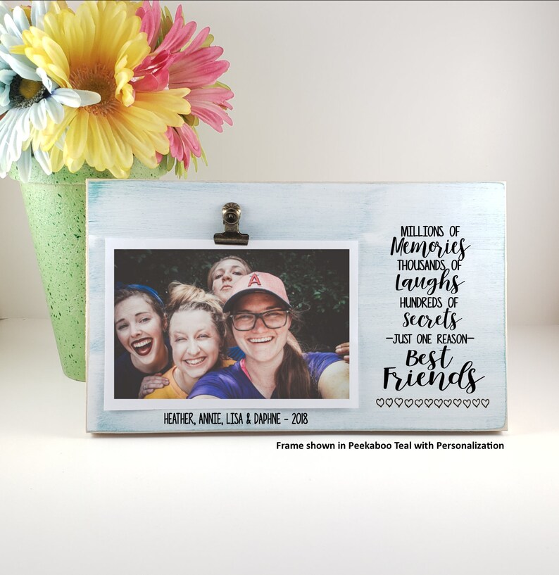 Best Friends Picture Frame College Dorm Gift Personalized Etsy