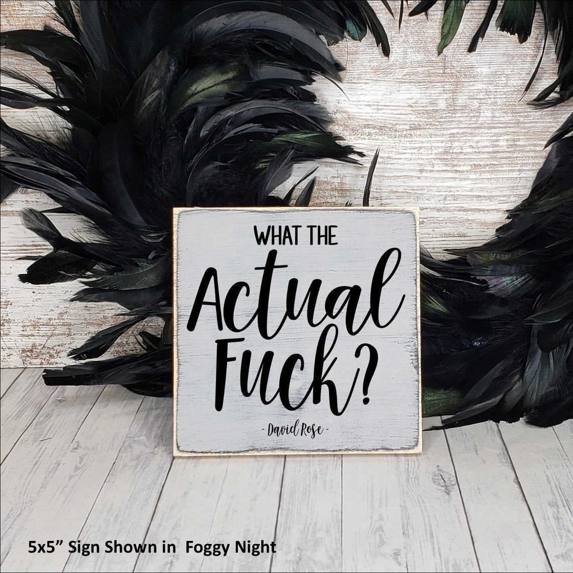 What the Actual Fuck Wood Sign Funny Home Office Desk Wall - Etsy