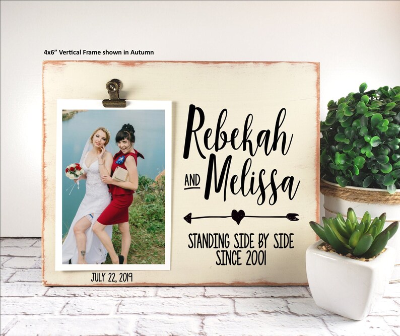 Personalized Best Friends Picture Frame College Besties or Etsy