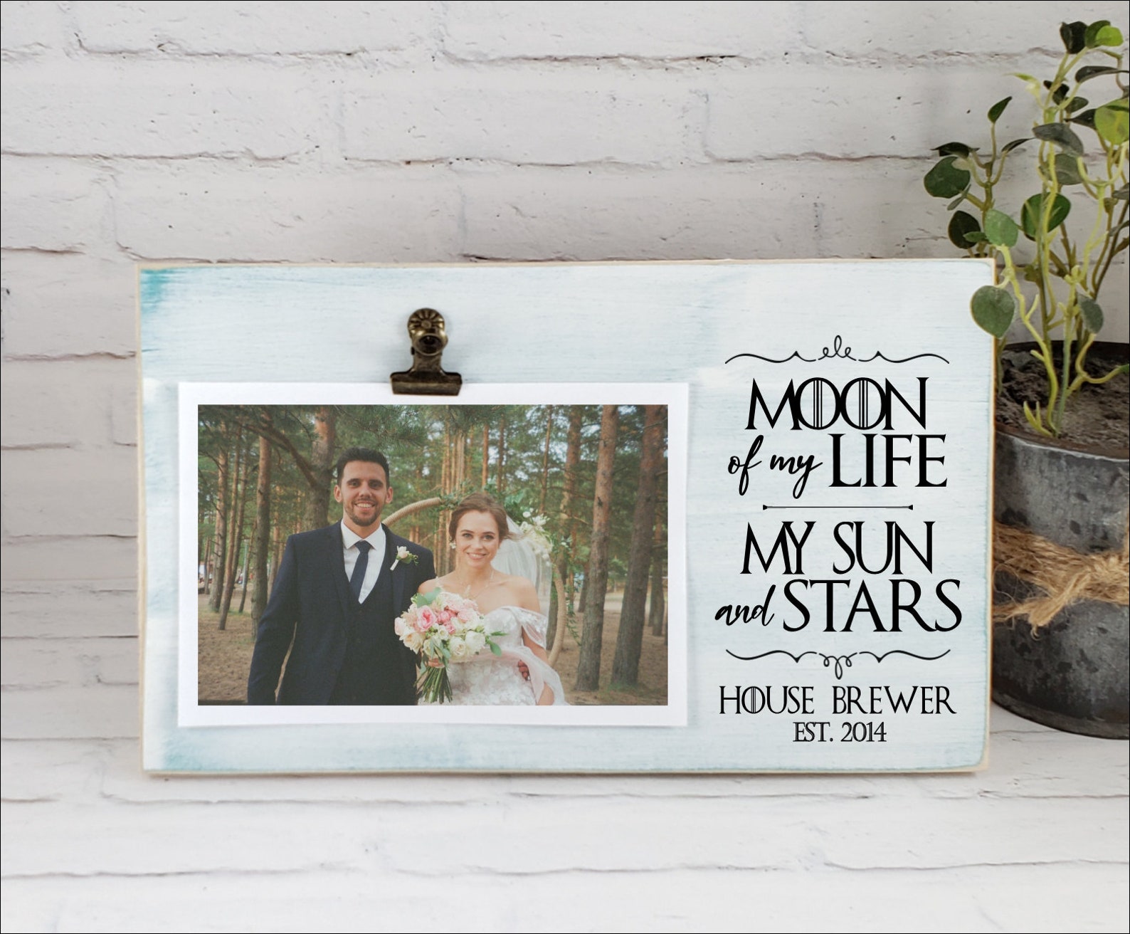 Game of Thrones Inspired Moon of My Life My Sun and Stars Picture Frame ...