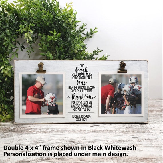 Custom Gift for Coach, One Coach Will Impact More People in  Two coach frame main image 0