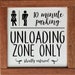 Funny Bathroom Sign, Bathroom Time Limit, Unloading Zone, Farmhouse ...
