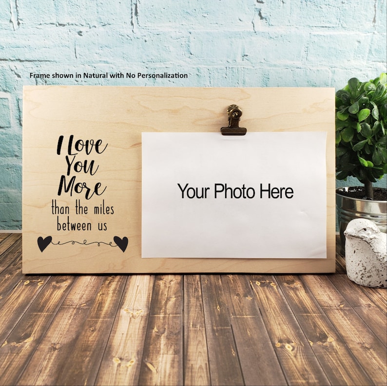 Long Distance Gift I Love You More Than Miles Between Us Etsy
