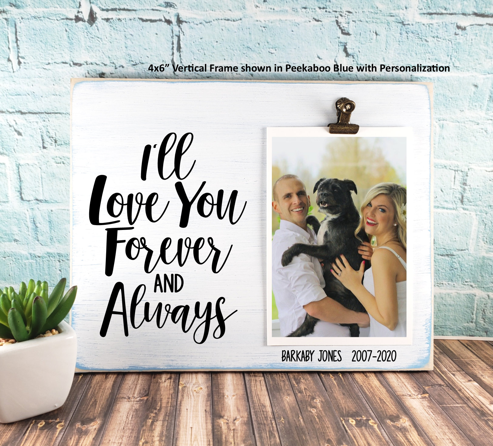 I'll Love You Forever and Always Picture Frame Etsy