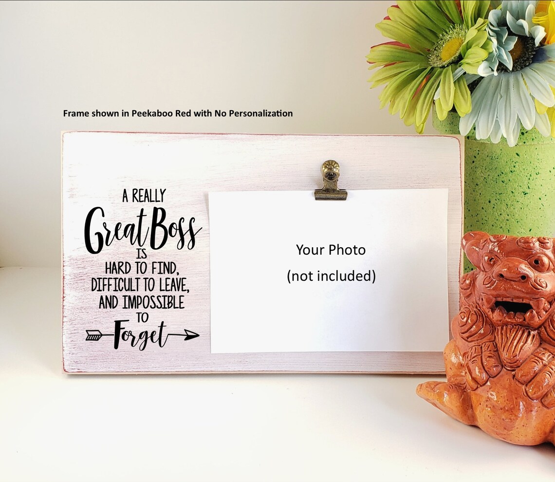 Thank You Gift for Boss A Really Great Boss is Hard to Leave Etsy