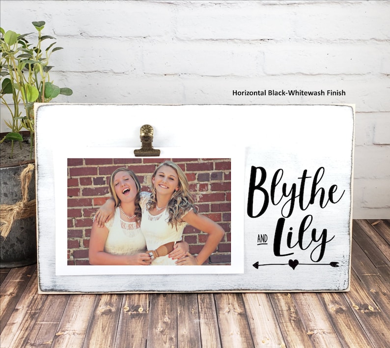 Personalized Best Friends Picture Frame College Besties or Etsy