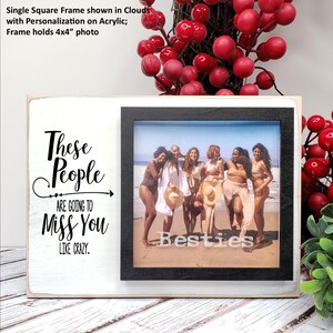 Going Away Gift from Group, Coworker Leaving, These People Are Going to Miss You Personalized Frame, Neighbor Moving, Boss Farewell, Student image 9