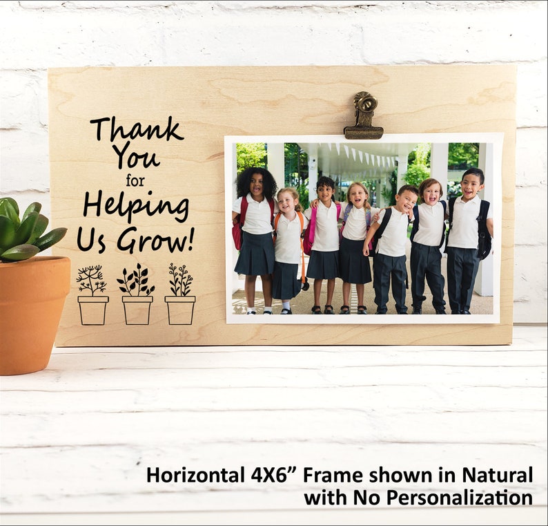 Thank You for Helping Us Grow Personalized Frame, End of Year Daycare ...