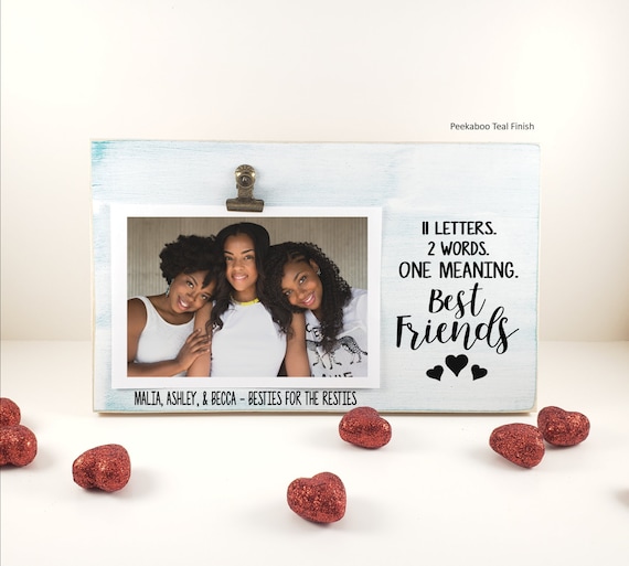 Besties picture frame personalized gift - Gift for best friend