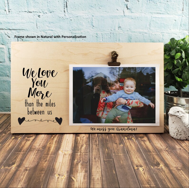 Long Distance Gift I Love You More Than Miles Between Us Etsy