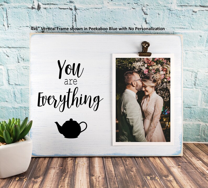 You Are Everything Picture Frame, Jim Halpert Pam Beesly, The Office Quote, Anniversary Gift for Wife, Girlfriend I Love You Valentines Day image 2