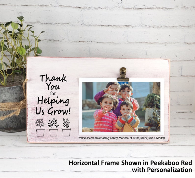 Thank You for Helping Us Grow Personalized Frame, End of Year Daycare ...