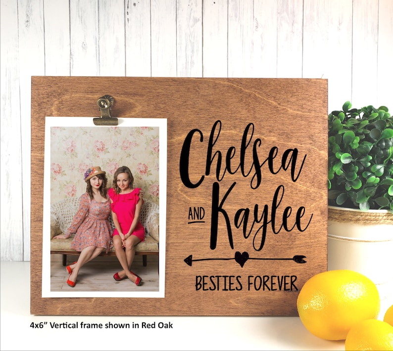 Personalized Best Friends Picture Frame College Besties or Etsy