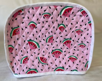 toaster cover, reversible double sided quilted fabric. 2 sizes available