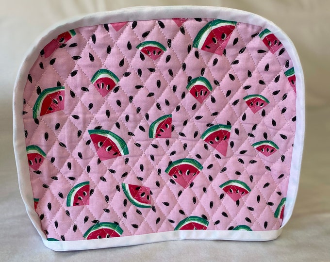 toaster cover, reversible double sided quilted fabric. 2 sizes available