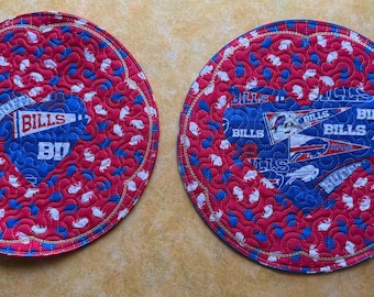 My Team my town Mini table mats/ large coasters 9”