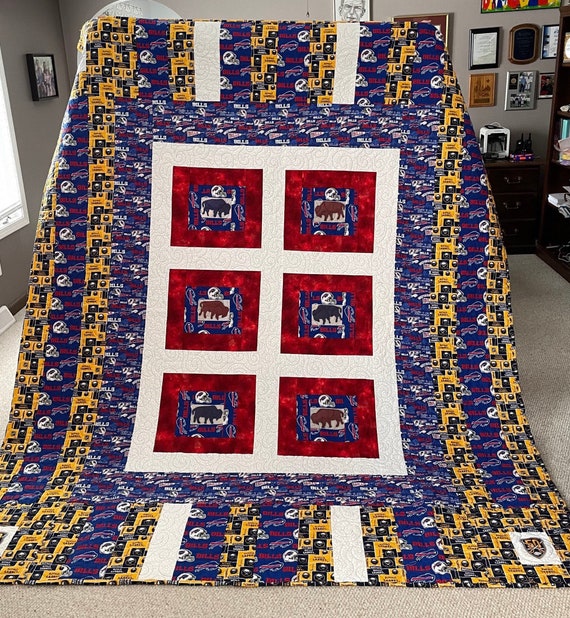 HOMEMADE custom quilt 84” x 102”with 2 pillows 24” x 24”