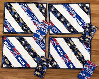 My town my teams Placemats for everyday 13” x 18” Set of 4