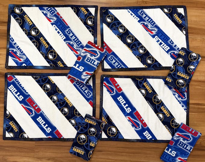 My town my teams Placemats for everyday 13” x 18” Set of 4