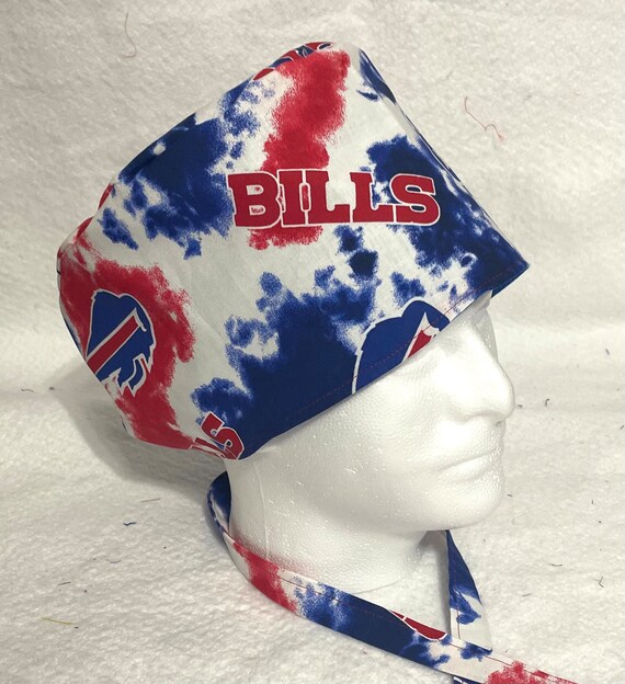 Surgical / Scrub cap fabric / unisex / buffalo / reversible