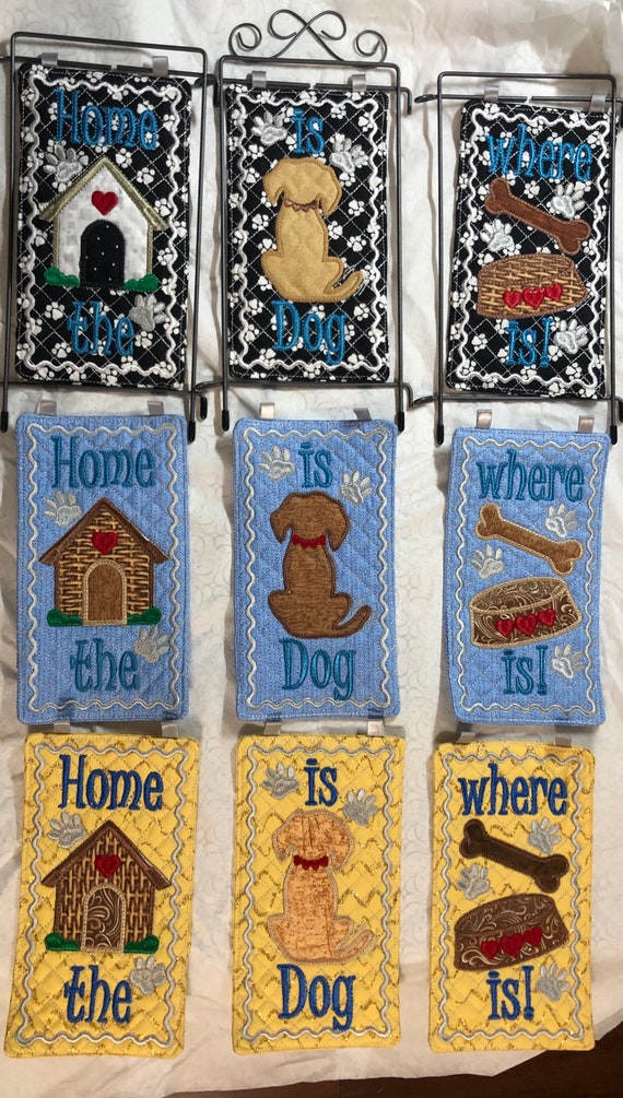 Home sweet dog! Come with metal stand