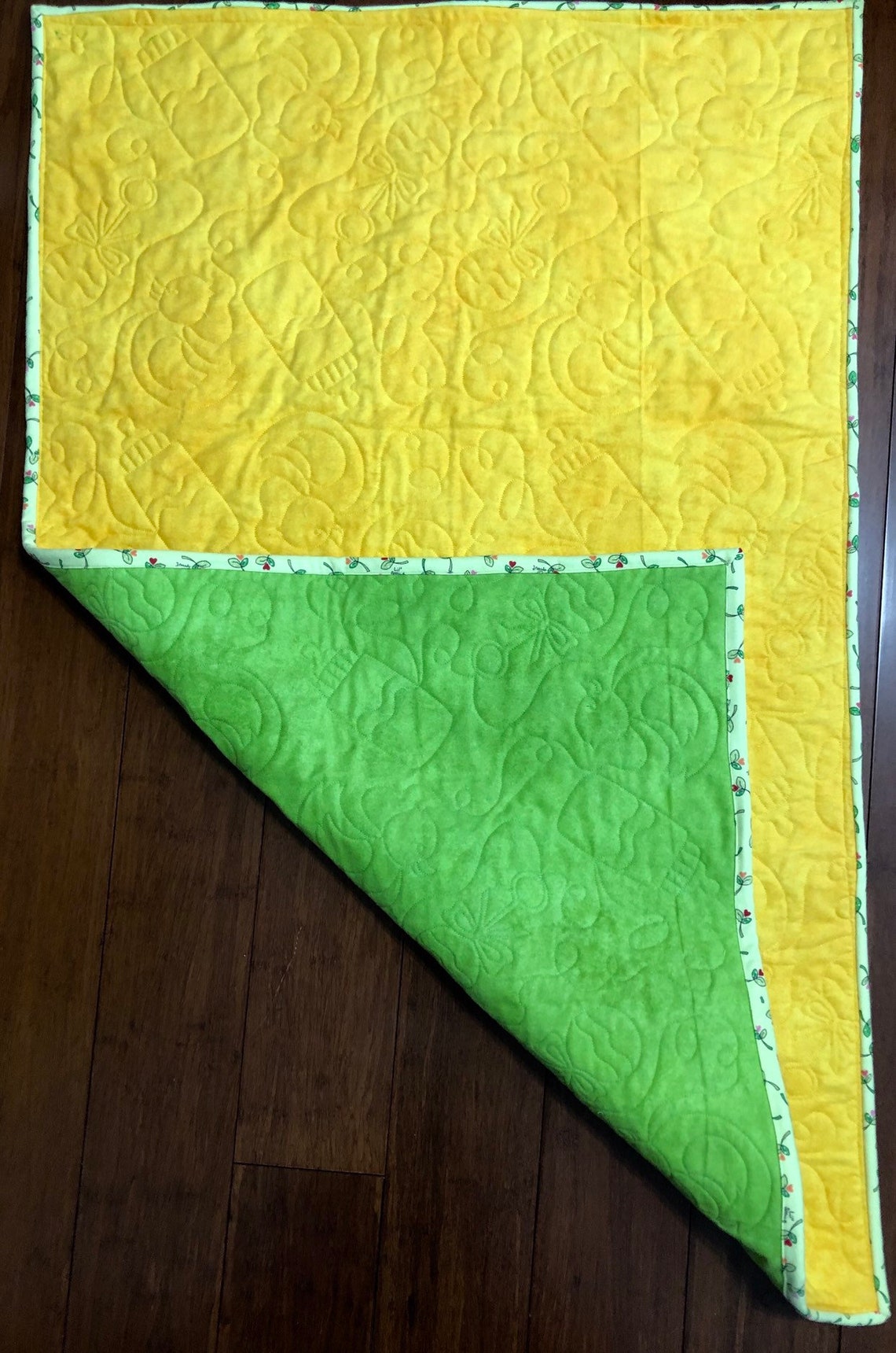 Baby Blanket Flannel / cotton 28 x 48 / Date and Etsy