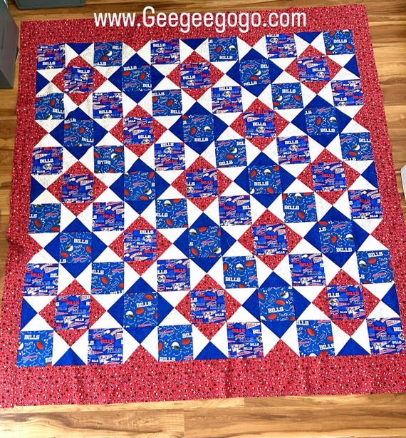 Buffalo stance HOMEMADE custom quilt 74”x 78” / ONLY ONE