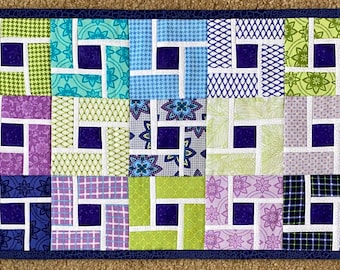 Table runner. 32 by 11 inches. Reversible