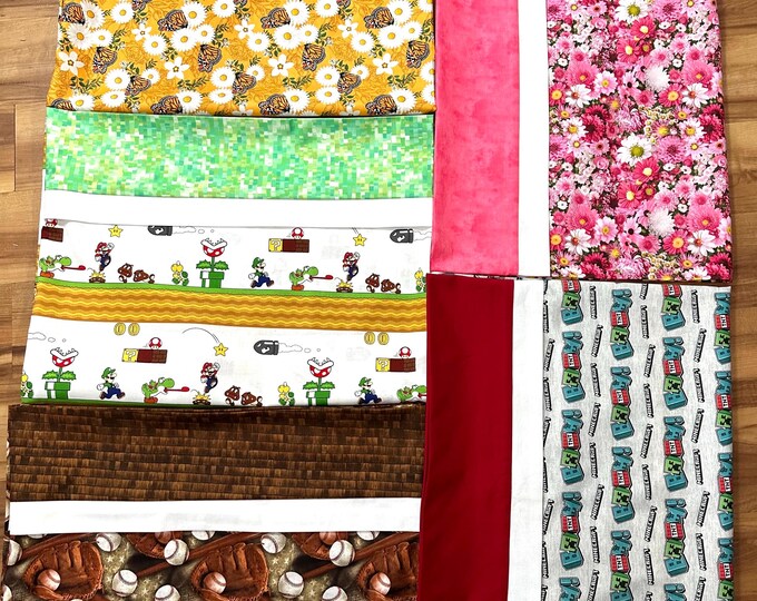 Games people play and floral pillowcases 20” x 30” standard pillows