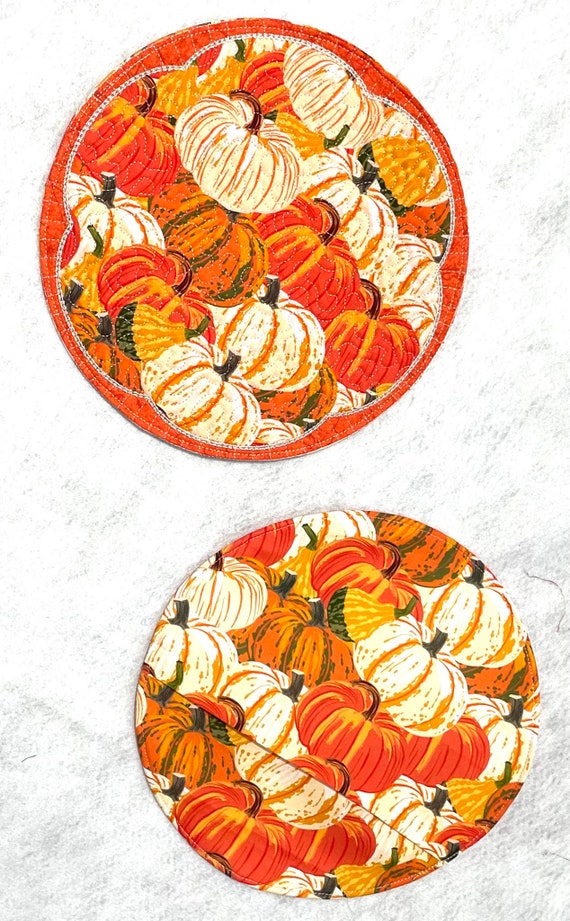 Mug rug / Mini table / candle mats 9” in diameter check all pictures
