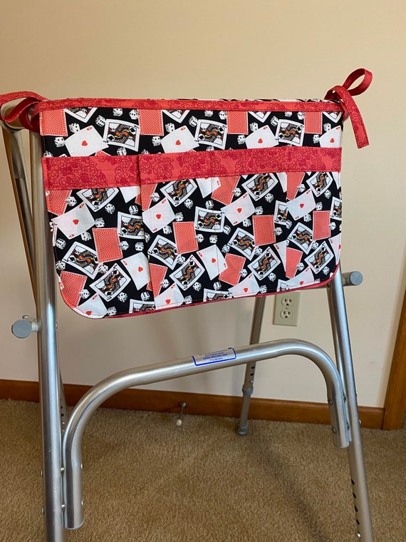 walkers or wheelchair carryall bag/cards and dice