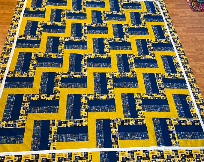 Quilt homemade ready to ship "Let’s go Buffalo 96” x 110”custom ONLY ONE