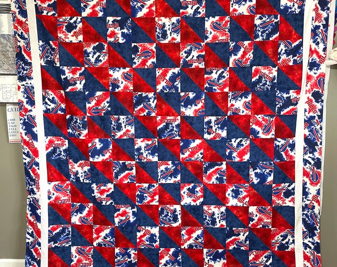 Buffalo stance HOMEMADE custom quilt 76” x 88” another one of a kind it’s a hometown favorite!