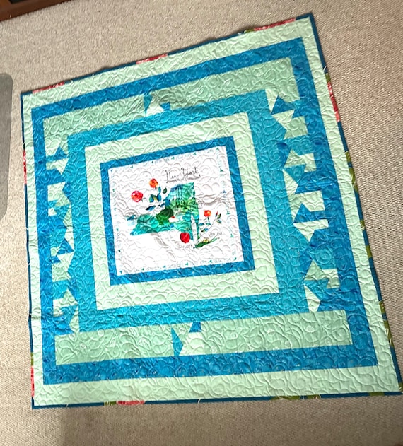 Quilt “I Love New York” 63” x 67”