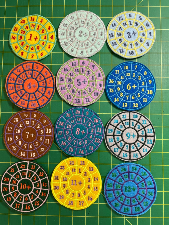 Let’s learn addition 12 disks set