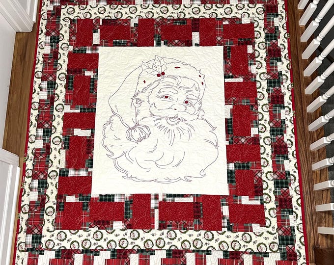 Quilts by Santa 54”x 72” many individual patterns of embroidery