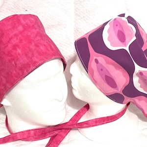 Surgical / Scrub cap OBGYN themed / unisex / reversible