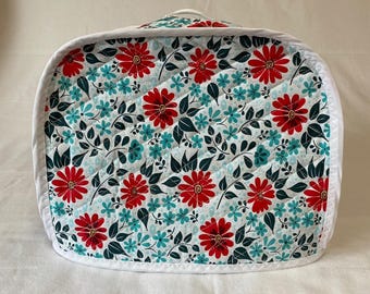 toaster cover. 2 slice, Double sided quilted cotton fabric.