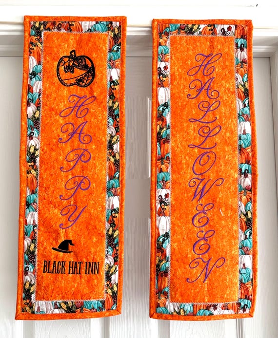Reduced door or wall decoration Happy Halloween 9”x 27”