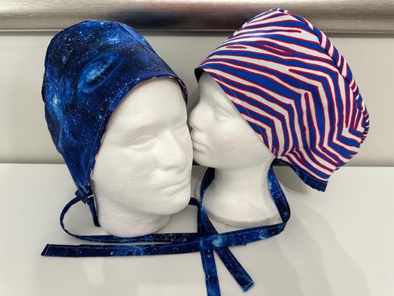 Buffalo themed / Surgical  Scrub cap / turban/ unisex / reversible