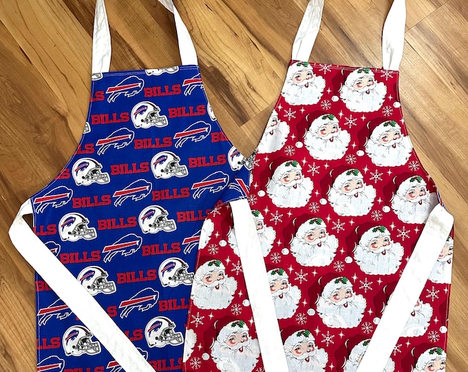 Child's Christmas / Thanksgiving themed apron / fabric ages 2-4